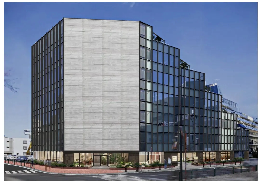 現代的なオフィスビルの写真