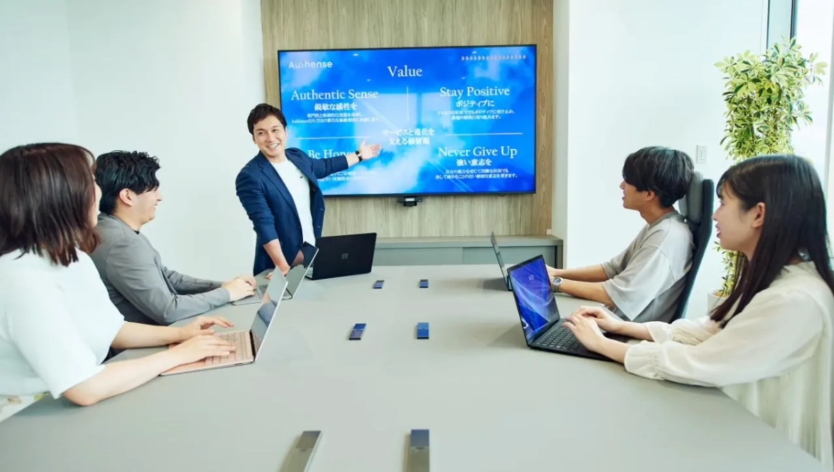 会議室でのプレゼンテーション