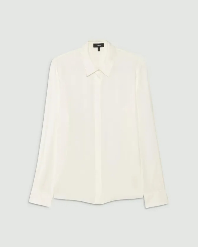 シルククラシックフィットシャツ Modern Georgette